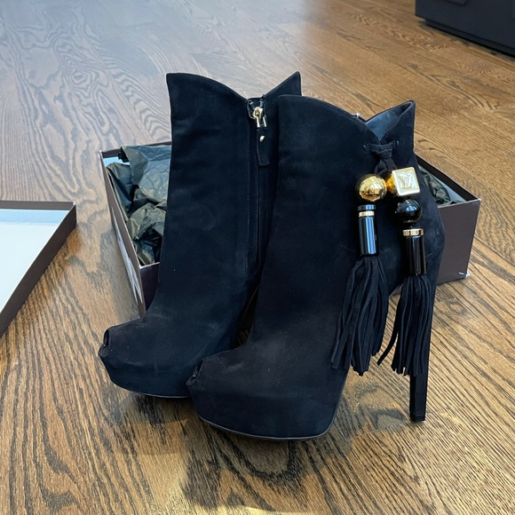 Louis Vuitton unique ankle boot 11 cm size 39.5 - Picture 5 of 9